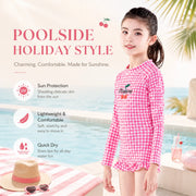 Girls Two-Piece Swim Set – Ocean Breeze