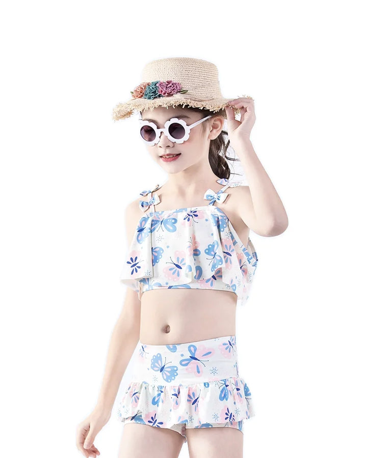 Girls Premium Swim Dress – Summer Wind