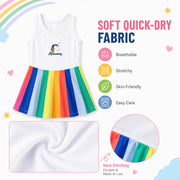 Girls Short Sleeve Swim Set – Aqua Splash view 4