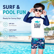 Boys Short Sleeve Swim Set – Beach Day