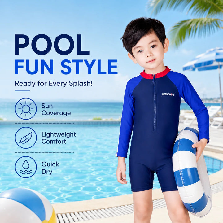 Boys Two-Piece Swim Set – Tropical Wave