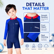 Boys Two-Piece Swim Set – Tropical Wave view 3