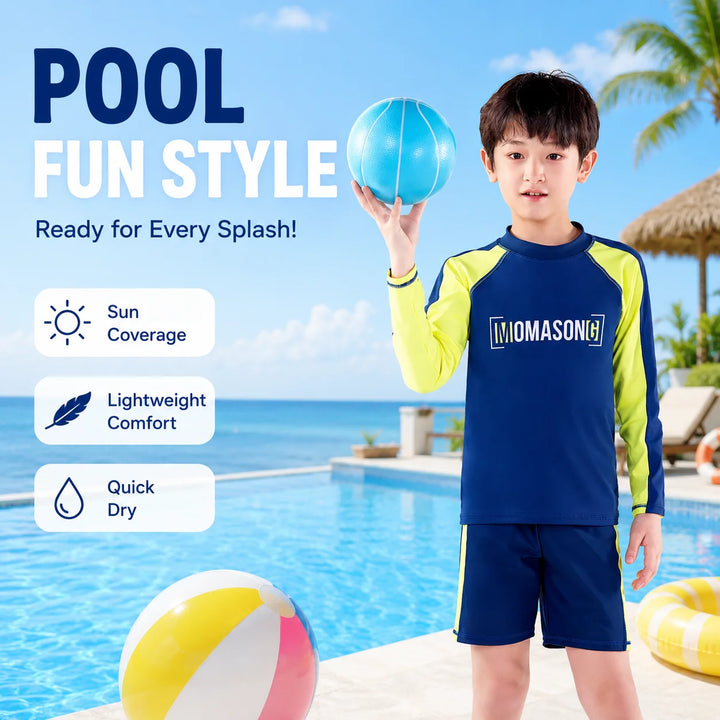 Boys Short Sleeve Swim Set – Coastline Explorer