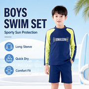 Boys Short Sleeve Swim Set – Coastline Explorer view 2