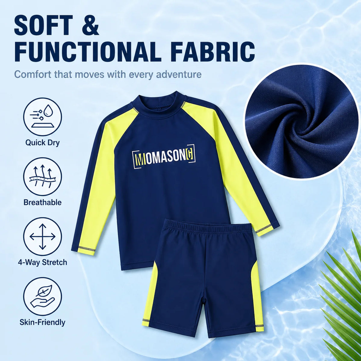 Boys Short Sleeve Swim Set – Coastline Explorer view 4